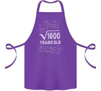 40th Compleanno 40 Anni di Età Geek Divertente Matematica Cotone Grembiule 100%
