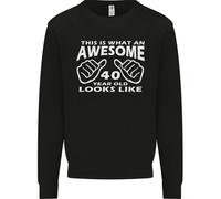 40th Compleanno 40 Anno Vecchio This Is What Uomo Felpa Maglione