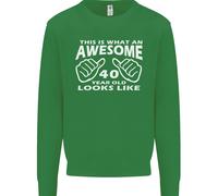 40th Compleanno 40 Anno Vecchio This Is What Uomo Felpa Maglione