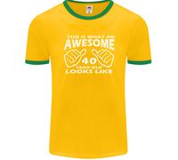 40th Compleanno 40 Anno Vecchio This Is What Uomo Ringer Fotl