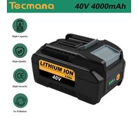 40V 4000mAh Al litio Batteria per Makita BL4040 BL4025 BL4050 191L47-8 191B36-3