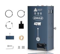 40W Modulo Laser Assistente Aria Integrato, Potenza di Uscita 5.W,Messa A Fuoco Fissa, Doppio Punto Ultra-Fine Compresso CNC Carving Fai Da Te Laser Master per Legno
