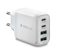 40W USB C Caricatore, Gcstnn 4 Porto Rapido Multipla Caricabatterie 2USB C& 2USB A, Spina per iPhone 15 Pro Max/14/13/12/11 Plus/SE 2020, iPad Pro Air, Samsung S24 Ultra Muro Carica Alimentatore Presa