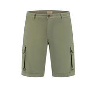 40WEFT - Cimpact Twill Old Wash Shorts - - Shorts - Uomo - Verde - M