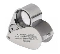 40x 25mm Lente d'Ingrandimento Tascabile con Luce a LED per Gioielli, Gemme