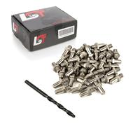 40x Borchie Acciaio Inox per Tosaerba Robot Prato Rasaerba Automower per Wolf