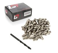 40x Borchie Acciaio Inox Rasaerba Miglioramento della trazione per Grizzly