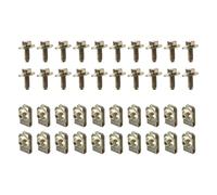 40x Bulloni Corpo Dadi a U Clip Motore Fondo Parafango Fodere-Push Fermi Fissagg