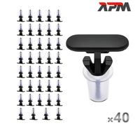 40x Clip di Fissaggio Türdichtung per VW Golf III 1H5 3 1H1 8 CB1 Sharan Vento