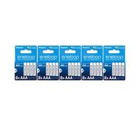 40x Panasonic Eneloop Batterie Ricaricabili AAA Micro NiMH Precaricate