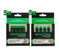 40x PATONA Premium USB-C AAA E AA Batterie Ricaricabili In Litio (10x 4 Pack)
