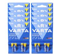 40x VARTA 4903 High Energy Micro Batteria AAA In Blister Da 4