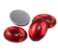40x30mm Red Ruby H103 Large Oval Acrylic Cabochons High Quality Pro Grade - 4 Pieces by Allstarco