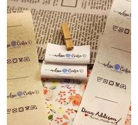 40x50mm cotone con logo o testo cucito etichetta accessori, etichette per cose lavorate a maglia, personalizzate, personalizzate, etichette fatte a mano, etichette regalo-100 pezzi naturali