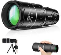 40X60/16X52 Telescopio Monocolo, Mini Cannocchiale Portatile HD Monocolo Professionale Cannocchiale, Visione Notturna a Bassa Luminosità Monoculare, per Bird Watching, Caccia, Camping