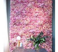40x60 centimetri di Seta Del Fiore della Rosa Champagne Fiore Artificiale per la Decorazione di Cerimonia Nuziale Del Fiore di Parete Pannelli Romantico Sfondo di Nozze Decorazione deep blue