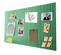 40x60 cm Bacheca Grande Autoadesiva - Bacheca Decorativa in Feltro, Pinnwand in Sughero, Fototela Pieghevole, Memoboard Vision Board per Ufficio, Casa e Camera dei Bambini