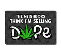40X60Cm Zerbino Ingresso The Neighbors Think Im Selling Dope Tappetino Resistente Zerbino Facile da Pulire Tappetini Bagno per Bagni Cortile Patio