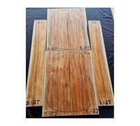 41 5A Grade Acacia Wood Full Single Guitar Back Side Panel Veneer Accessori(27)