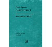 41 Caprices, Op.22: 41 Capricci for Viola