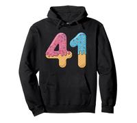 41 Ice Cream Drip Meme Forty One Four Gen Alpha Slang Felpa con Cappuccio