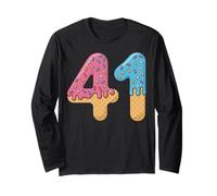 41 Ice Cream Drip Meme Forty One Four Gen Alpha Slang Maglia a Manica