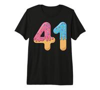 41 Ice Cream Drip Meme Forty One Four Gen Alpha Slang Maglietta Premium