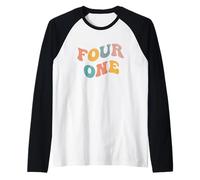 41 Meme 4 1 Quattro Uno Divertente gergo Gen Z 67 6 7 Sei Sette 4167 Maglia con Maniche Raglan