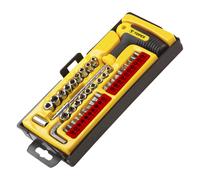 41 Pz. Cacciaviti Set Magnetico Crv a Inserti Punta Manico T 1/4 Pollici