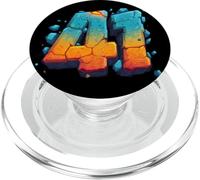 41 stone and fire Four One | Gen Alpha Slang | Meme PopSockets PopGrip per MagSafe