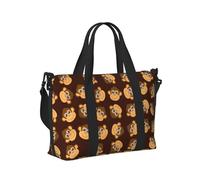 41 x 15 x 29 cm, borsa da viaggio, borsa da viaggio per donne e uomini con bandiera tedesca con uccellini, Scimmia divertente del fumetto, Taglia unica