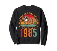 41 Year Old Sloth Vintage 1985 Limited Edition 41st Birthday Felpa