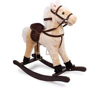 4101 Cavallo a dondolo "Zottel" small foot, in legno e tessuto, con effetti sonori (suono di zoccoli al galoppo e nitrito), dai 3 anni di età