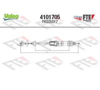 4101705 VALEO Cavo comando, Comando frizione per CITROËN,PEUGEOT