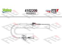 4102209 Cavo comando, Comando frizione Valeo