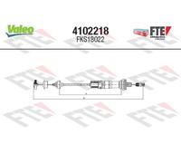 4102218 Cavo comando, Comando frizione Valeo