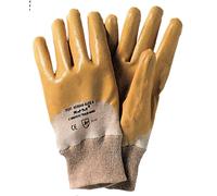 41028 Q.TA' 12 GUANTI NITRILE GIALLO C/POLSO TG. 9 RIF.72160