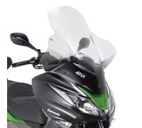 4111DT D4111KIT|9 PARABREZZA VISIERA SCHERMO CUPOLINO PARAVENTO GIVI COMPATIBILE CON + ATTACCHI KAWASAKI J 125 300 2018 MOTO SCOOTER