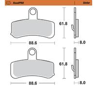 411501 BRAKE PAD SINTER FRONT HARLEY FXDC 1690 DYNA SUPER GLIDE CUSTOM 2014