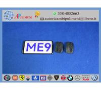 4130COPPIA GOMMA GOMMINO COPRIPEDALE FRENO FRIZIONE FIAT 850 COUPE' SPORT SPIDER