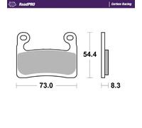 413506 BRAKE PAD CARBON RACING BMW R 1250 GS ABS ADVENTURE EXCLUSIV 2020