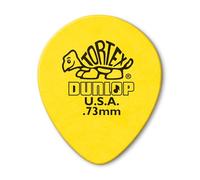 Dunlop Entertainment Plettri Tortex 413R.73 Lacrima 0,73 mm Giallo - Pacco da 72 pezzi