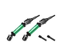 4140 Carbon Steel+ Aluminium 6061-T6 Alloy Rear CVD Drive Shaft for Traxxas 1/10 Ford Fiesta ST Rally VXL Upgrades - Green