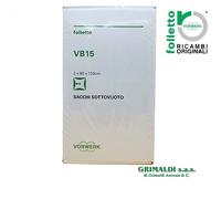 41475 VORWERK FOLLETTO CONFEZIONE 2 SACCHETTI SOTTOVUOTO 80x120mm VB15 ORIGINALE