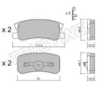 415.0 TRUSTING PAST.FRE.CITROEN C-CROSSER Trusting Freni