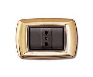 41550 Q.TA' 10 PLACCA LIFE LIVING PLAST ORO 3P