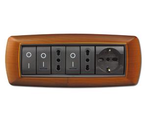 41590 Q.TA' 1 PLACCA LIFE LIVING PLAST LEGNO CHIARO 7P
