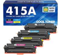 415A 415X Toner: (Con Chip) Compatibile per HP 415A 415X per Color Laserjet Pro MFP M479fdw M479dw M479fnw M479fdn M454dn M454dw W2030A W2031A W2032A W2033A (Nero Ciano Giallo Magenta, 4-Pack)