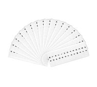 416 pezzi Etichette con Lettere a-z Adesivi, Indice Alfabetico Adesivo Sticky Index Tabs Trasparenti Tab Marker Adesivi Indice per Raccoglitori Quaderni Scuola Ufficio (Bianco)