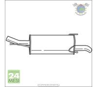 #41602 Silenziatore Marmitta Posteriore Per Opel Corsa C Benzina 2000>